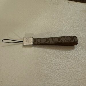 Coach cellphone strap